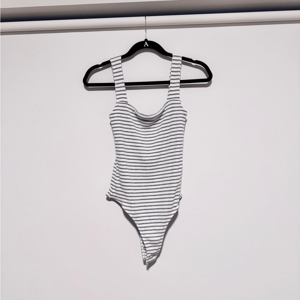 Lulu's Striped Bodysuit
